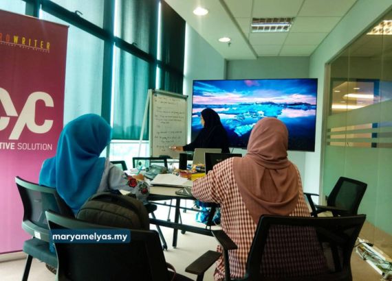 kursus penulisan anjuran CikYam Creative